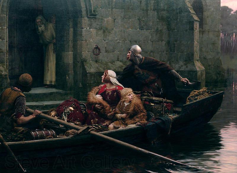 Edmund Blair Leighton In time of Peril Spain oil painting art